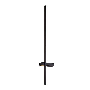 Arandela LED Luvi 80cm 18W Branco Quente 3000K Preto - Nordecor