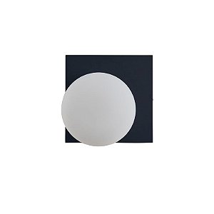 Arandela Led Zania 6W Branco Quente 3000K Preto - Nordecor