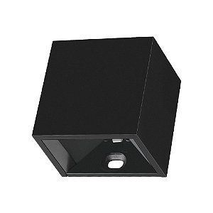 Mini Arandela Led Leni IP65 2W Branco Quente 3000K Preto - Nordecor
