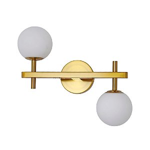 Arandela Romai 2x G9 12cm Dourado - Nordecor