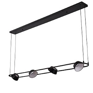 Pendente LED Zavi 28W Branco Quente 3000K Preto - Nordecor