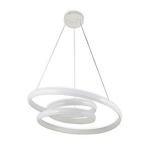 Pendente Led Kile 55W Branco Quente 3000K Branco - Nordecor