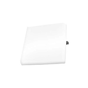 Painel LED de Embutir 24W Quadrado 17x17cm Sem Borda Infinity Branco Quente 3000K - Gaya