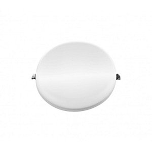 Painel LED de Embutir 18W Redondo 12cm Sem Borda Infinity Branco Frio 6000K - Gaya
