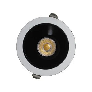 Spot LED Mira de Embutir 7W Redondo Bivolt Branco Ip20 Natural 4000K - Gaya