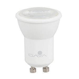 Lâmpada LED Mini Dicróica 3.5W Mr11 210Lm Bivolt Ip20 Branco Quente 2700K - Gaya