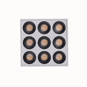 Downlight Spot LED Sobrepor Powerus 18W 38° Branco Quente 3000K IRC90 Branco - Nordecor