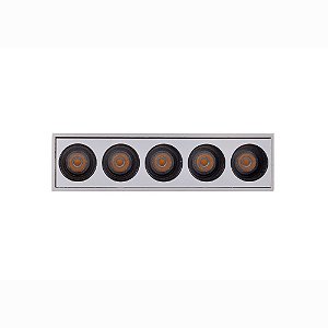 Downlight Spot LED Sobrepor Powerus 10W 38° Branco Quente 3000K IRC90 Branco - Nordecor