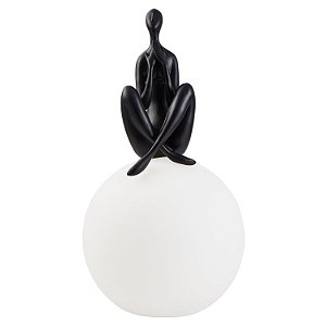 Abajur de Mesa Mez In E27 Preto - Nordecor