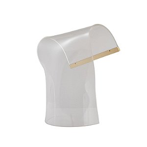 Abajur Led de Mesa Paipe 8W Branco Quente 3000K Dourado Fosco - Nordecor