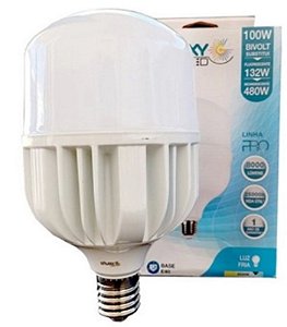 Lâmpada LED BULBO 100W BIVOLT E-27/E-40 Branco Frio 6500K - Galaxy