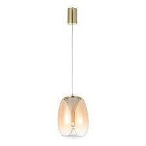 PENDENTE ZUG 8W CHAMPAGNE/DOURADO D20X28CM 480LM 2700K Branco Quente 10898376 - Studio Luce