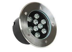 Spot Balizador LED de Chão 18w para Piso Verde