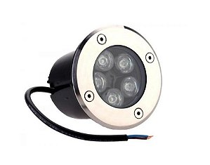 Spot Balizador LED de Chão 5W para Piso Verde