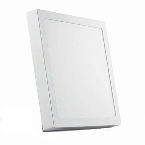 Plafon Led de Sobrepor 12w Quadrado 12x12 ECO Branco Frio 6000K
