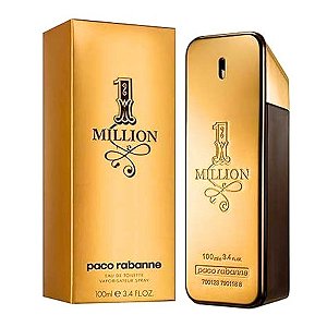 Perfume Masculino 1 Million Paco Rabanne Eau De Toilette 100ml