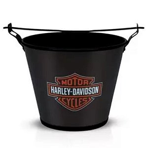 Balde De Gelo Harley Davidson Black - Alumiart