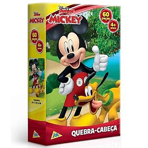 Quebra - Cabeça Cartonado Mickey 60 peças - Toyster