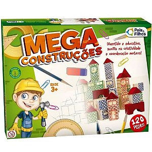 Brinquedo para Montar Mega Construções 120 Peças - Pais e Filhos