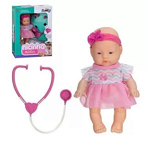 Boneca Nicinha Médica com Acessórios - Nova Toys