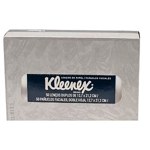 Lenço De Papel com 50 Unidades - Kleenex