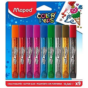 Cola Glitter Color Peps Glitter Estojo Com 8 Cores - Maped