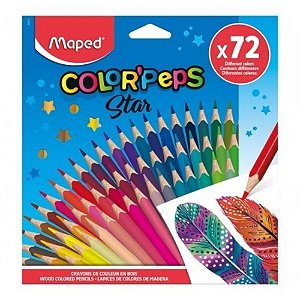 Lápis De Cor 72 Cores ColorPeps Star - Maped