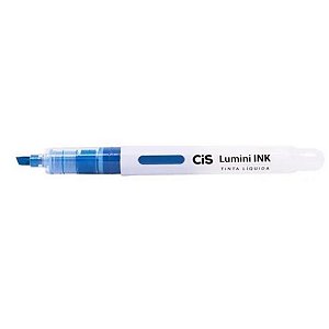 Marca Texto Lumini Ink Azul Neon Cis
