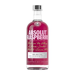 Vodka Absolut Raspberri (Framboesa) 1L
