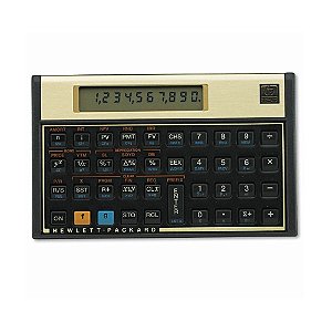 Calculadora Financeira - HP 12C - Dourado/Negro - ORIGINAL