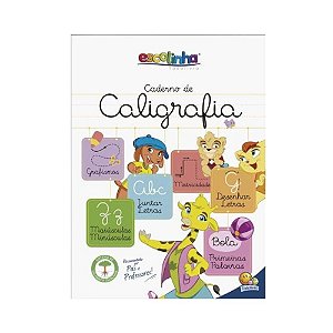 Livro: Caderno de Caligrafia - Escolinha Todolivro