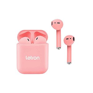 Fone de Ouvido Bluetooth Letron Box Rosa - Leonora