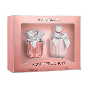 Kit Rose Sedution Women'Secret Eau de Parfum 100ml e Creme Hidratante 200ml- Women'Secret