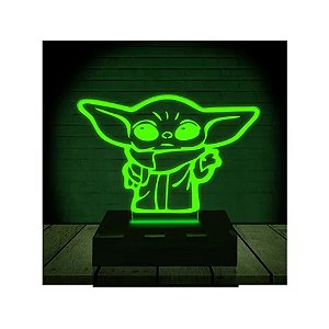 Luminária 3D Baby Yoda Star Wars