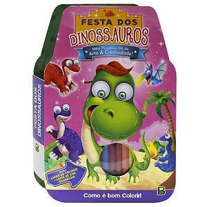 Meu Pequeno Kit de Arte & Criatividade! Festa dos Dinossauros