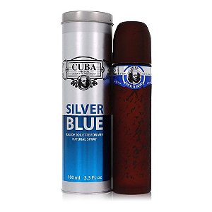 Perfume Cuba Silver Blue Eau de Toilette Masculino