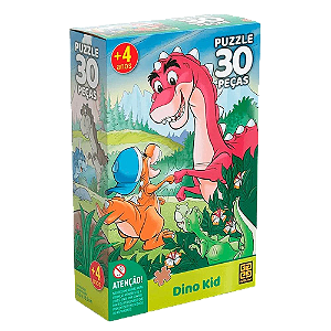 Quebra Cabeça Cartonado 30 Peças Dino Kids