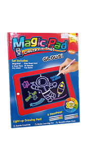 Tablet Infantil Educativo Com 6 Canetinhas Coloridas