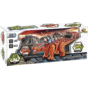Dinossauro Dino Com Som Luz e Movimento