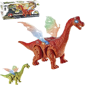 Brinquedo Dinossauro T-Rex Solta Fumaça com Luz e Som - SETOR STORE