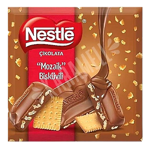 Barra De Chocolate Ao Leite Com Biscoitos 60g - Nestlé