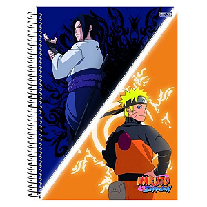 Caderno Universitário Capa Dura Naruto Shippuden 80 Folhas - São Domingos