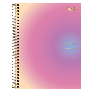 Caderno Espiral Capa Dura Colegial 1 Matéria Great Colorido 80 Folhas - Tilibra