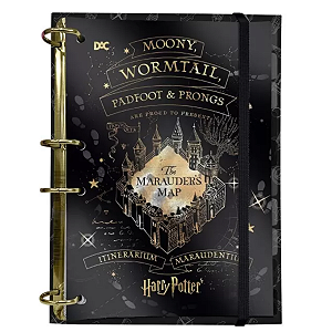 Caderno Fichário Colegial Harry Potter Com Elástico - Dac