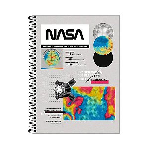 Caderno Universitário 10 Matérias Nasa 160 Folhas - Tilibra