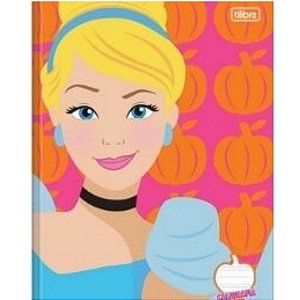 Caderno De Caligrafia Brochura Disney Princesas 40 Fls - Tilibra