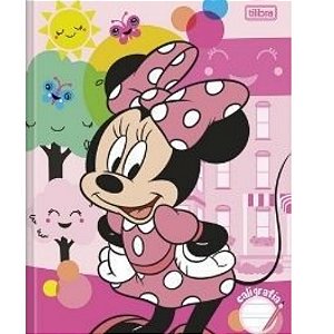 Caderno De Caligrafia Brochura Minnie Mouse 40 Fls Tilibra