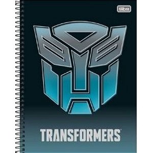 Caderno Espiral Universitário 80 folhas Transformers - Tilibra