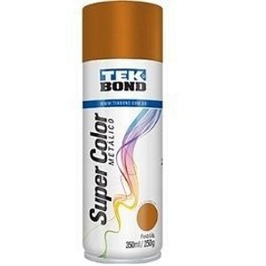 Tinta Spray Tek Bond Super Color Metálico Cobre 350ml 250g