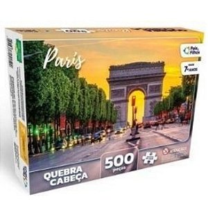 Jogo Quebra Cabeça Paris 500 Peças - Pais E Filhos